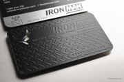 Black Metal Business Card Design 16