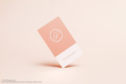 Rose Gold Metal Name Cards 2