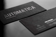 Black Business Cards Design 1