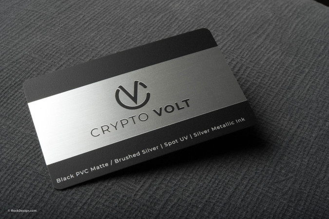 Black PVC Business Cards