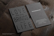 Grey Business Card Design 6