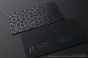 Soft Suede Business Card Design 11