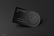 Black Metal Business Card Design 22