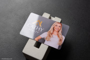 White Plastic Business Card Design 2