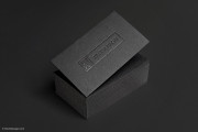 Triplex Business Cards with gold foil stamping - photo 12