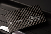 carbon fiber business card design 4