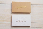 Brown Kraft Business Cards 10