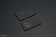 Black Business Cards Design 10