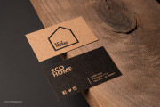 Regular Kraft Business Cards Design 1