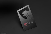 Black Metal Business Card Design 13