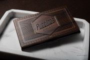 Printed Walnut Wooden Card Holder 990119