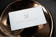 Laser Engraved White Metal Business Cards Design 6