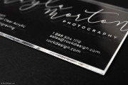 Acrylic Business Card design 5