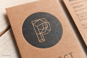 Kraft & letterpress template 7