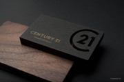 Laser engraved CENTURY 21 design template 1