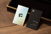 Full face foil business card 4