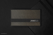 Striped black foil template 3