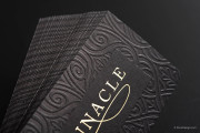 Embossed pattern gold & black template 6