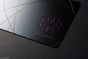 Black Metal with Blind Etching & Spot Colour Business Card 2