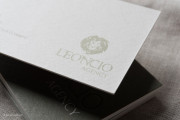 Lion letterpress business card template 5