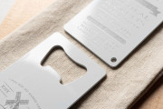 Intriguing Laser Engraved White Metal Bottle Opener 4