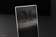 Silver & black metal cut through business card template 4