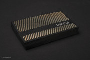 Striped black foil template 2