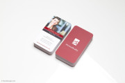 Realtor silk red printed template 1