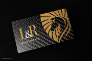 Carbon fiber printed card 1