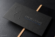 modern professional black business card design 9