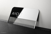 Steel barber comb template 6