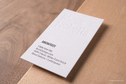 Deboss & letterpress white template 2