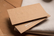 Embossed kraft rustic template 7