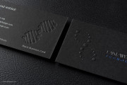 modern professional black business card design 4