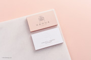 Interior design rose gold card 4