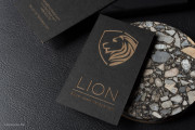 Lion laser engraved cool logo template 3