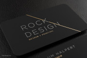 Full bleed metallic suede template 10