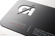 Modern Metal Business Cards Design 5