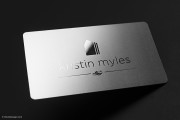 Mirror etching metal business card 10