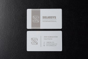 Classy and modern white metal visiting card template 3