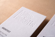 Deboss & letterpress white template 10