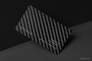 Carbon fiber logo template 6