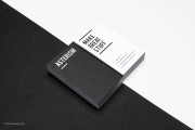 Black & white letterpress template 1