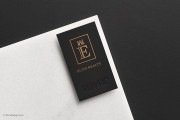 Black and white suede foil card 2