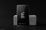 Stainless Steel with Black Spot Colour Professional Business Card 7