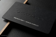 Embossed black template with silver foil 2