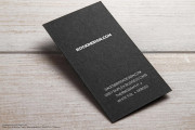 Typographic Business Card Design 4