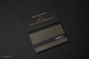 Striped black foil template 1