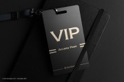 Club VIP metal template 4