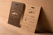 Vintage kraft paper tag 1